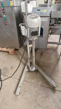 Agitador mezclador de columna con disco tipo Cowles