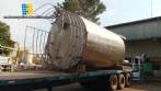 Tanque de almacenamiento de acero inoxidable de 30.000 litros con escalera