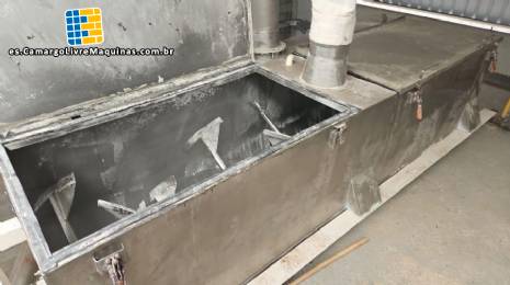 Mezclador de paletas de acero inoxidable