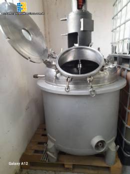 Reactor con camisa interna en acero inoxidable de 500 litros