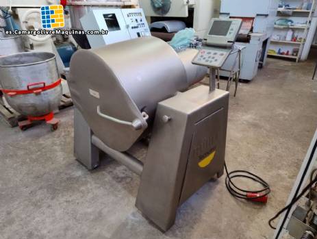 Vaso masajeador de carne con camisa basculante Ruhle de 150 litros