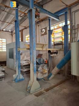 Mquina envasadora de molino de martillos mquina llenadora de big bags Sistema Fcil 2 toneladas