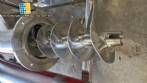 Silo de transferencia con transportador de tornillo de acero inoxidable Maqinox
