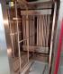 Horno rotativo de acero inoxidable con doble carro a gas Supremax