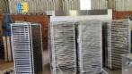 Horno rotativo de acero inoxidable con doble carro a gas Supremax