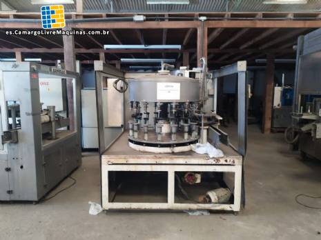 Llenadora rotativa con enjuagadora lavabotellas Arbras