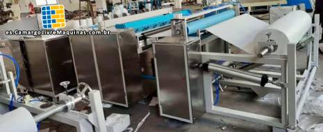 M�quina rebobinadora de no tejidos para toallitas h�medas y secas en rollos