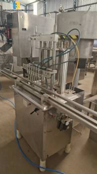 Lineal de llenado 6 quemadores de acero inoxidable