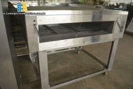 Pr�ctico horno de lastre modular de acero inoxidable