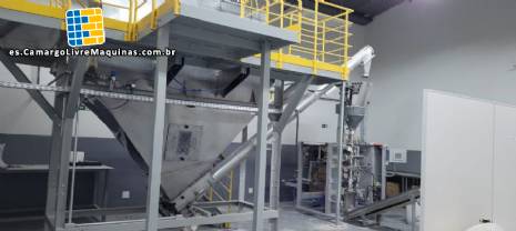 Planta completa para mezclar productos alimenticios