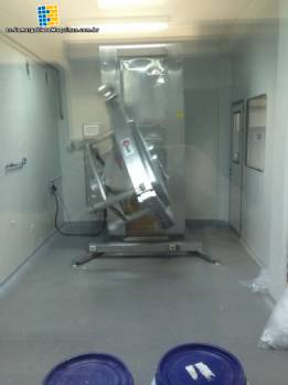 Mezclador bin para polvos Glatt