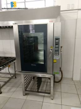 Horno combinado en acero inoxidable Pr�tica