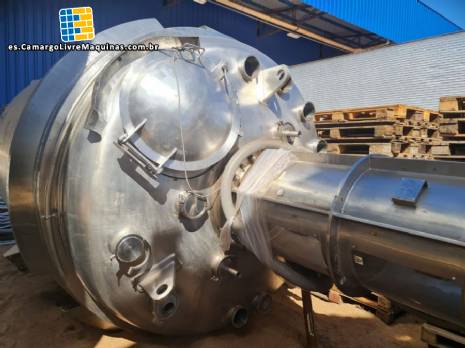 Reactor de acero inoxidable 316 L con pulido electrosttico interno