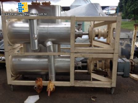 Cocina industrial para dulces con raspador