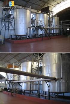 Tanque de acero inoxidable para saponificacin 50.000 litros