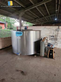 Tanque de expansin y enfriamiento de leche 3000 litros ETSCHEID
