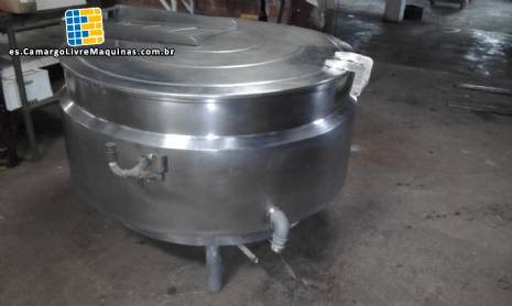 Maceta 500 litros de digestor de acero inoxidable