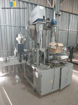 Sistema de lnea de llenado de latas Masipack Neife Brapenta para productos en polvo