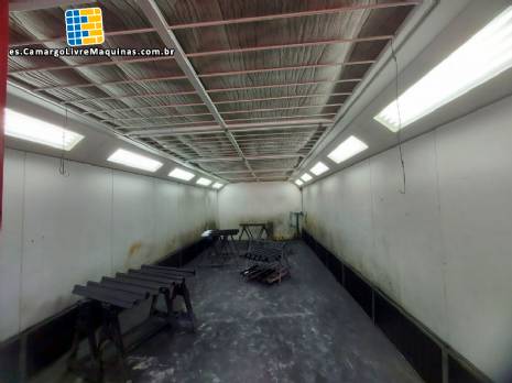 Cabina de pintura para productos de mobiliario