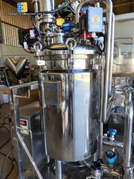 Tanque Reactor de 100 L / 140 L en Acero Inoxidable 316L CIP en Skid Kroma (Con Documentaci�n ERU/URS y Data Sheet)