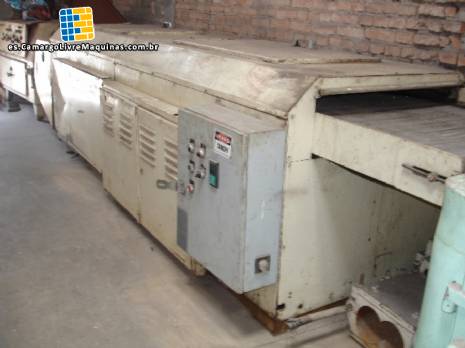 T�nel de enfriamiento con l�mina de acero inoxidable