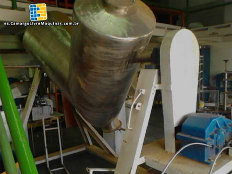 Mezclador de acero inoxidable V