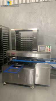 Alineador organizador de galletas en bandejas 200 unidades por minuto