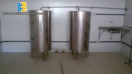 Tanques hechos de acero inoxidable