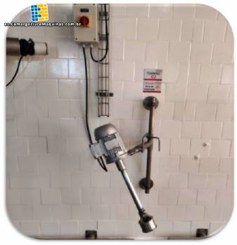 Agitador, dispersor, mezclador y homogeneizador de acero inoxidable Artinox para lquidos, 0,75 HP.