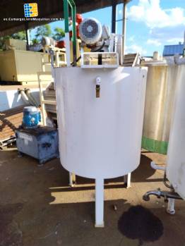 Tanque mezclador de acero al carbono Sollich de 650 litros