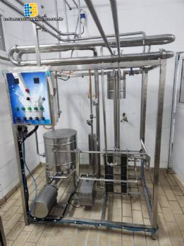 Pasterizador de placas de acero inoxidable para leche de vaca Xavier Equipamentos