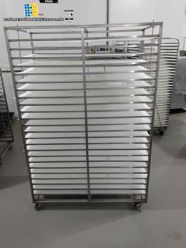 Carro esqueleto de acero inoxidable