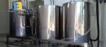 Cervecera autnoma tribloque de acero inoxidable para la produccin de cerveza artesanal