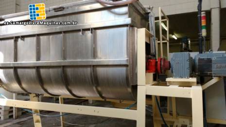Mezclador de cinta de acero inoxidable 2000 L