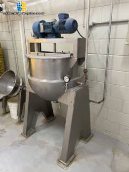 Sartn de acero inoxidable 150L Mecamau