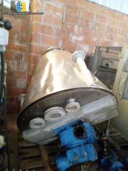 Stainless steel powder mixer conemix