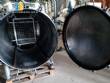 Depsito de presin horizontal de acero inoxidable