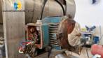 Mezclador de tambor tubular rotatorio y transportador de tornillo de acero inoxidable para piensos