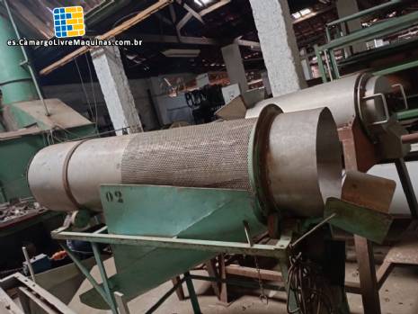 Templadora rotativa tubular de acero inoxidable