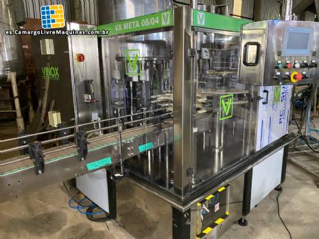 M�quina de llenado rotativa para bidones de 1 a 5 litros y garrafas, modelo Vinox Zegla, con posibilidad de adaptaci�n.
