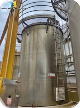 Depósito tanque de almacenamiento de acero inoxidable, 27.000 litros Ricefer Depósito tanque de almacenamiento de acero inoxidable, 27.000 litros Ricefer
