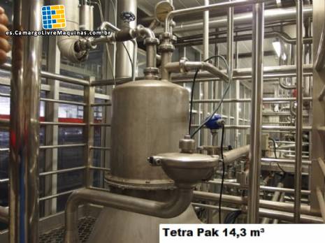 Línea completa para pasteurización Tetra Pak Línea completa para pasteurización Tetra Pak